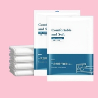 Kit de literie jetable en gros à usage unique avec taie d'oreiller et housse de couette – Approvisionnement en vrac pour le voyage