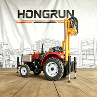 Foreuse rotative montée sur tracteur de 220m de profondeur hydraulique pour les industries agricoles moteur de boîte de vitesses à noyau essentiel