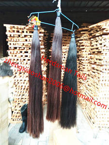 钝剪马毛编织环假马尾延长100厘米长2镑重尾马毛 - Product Image 4