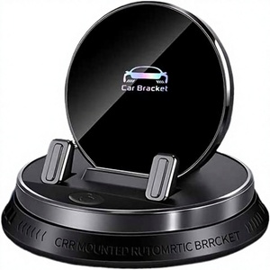Soporte <span class=keywords><strong>para</strong></span> Teléfono de Coche con Abrazadera Automática, Rotación de 360°, Montaje en el Tablero, con Botón Táctil, Disipación de Calor, <span class=keywords><strong>para</strong></span> el Interior del Vehículo - Product Image 2