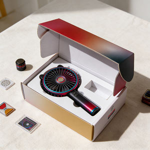 Boîtes cadeaux personnalisées de luxe pliables en carton ondulé recyclable pour l'expédition de cosmétiques - Product Image 2