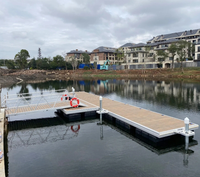 2025 Offre Spéciale Kits de jetée flottante Coût Cadre en aluminium Quais de plancher en bois