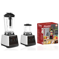 Vente chaude 2023, presse-agrumes électrique 2 en 1, usage intensif, cuisine commerciale, ménage, fruits frais, mixeur à smoothie, blender argenté