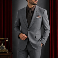 Harga Pabrik Blazer Pria Premium Modis Satu Kancing untuk Pesta Pakaian Pria Profesional Berkualitas Tinggi Grosir Kustom