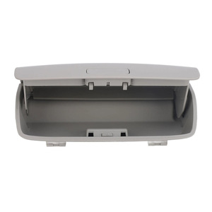 Étui à lunettes de soleil pour Volkswagen Tiguan Skoda Superb 1KD868837 gris beige en plastique couleur unie - Product Image 5