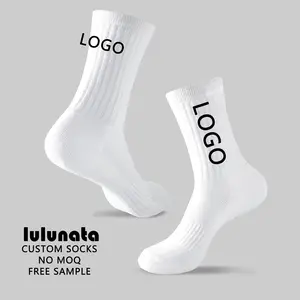 High Quality Logo Bamboo Oem Unisex Crew Ankle Wholesale Designer Cycling Compression Cotton Sport Grip Custom Men's Socks