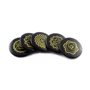 Diy fábrica profesional fabricante de grabadores de piedra piedras preciosas grabadas inspiradoras piedras de chakra crudas cristales - Product Image 1