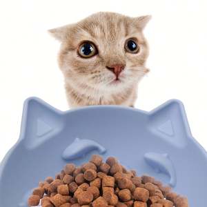 Factory Direct Sales High Quality Cat Head Elevated <b>Bowl</b> Detachable Adjustable Suction Cup Pet Cat Slow Feeder Food <b>Bowl</b> - Product Image 5