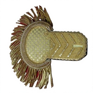 Tablero de hombro de tela bordado de alta calidad con flecos, imán, chevrones de ajedrez de la Guardia Imperial, personalizable para oficiales, de lona - Product Image 1