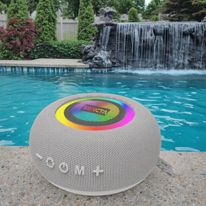 Nuevo Altavoz Portátil para Exteriores, IPX5 Impermeable, Mini Altavoz Musical, Regalo, RGB Colorido, Altavoz Inalámbrico Redondo de Tela - Product Image 3