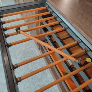 <span class=keywords><strong>Porte</strong></span>-<span class=keywords><strong>pantalon</strong></span> <span class=keywords><strong>coulissant</strong></span> en alliage d'aluminium pour armoire, organisateur de rangement pour pantalons, cravates, foulards, gain de place, support de rangement robuste pour placard - Product Image 2