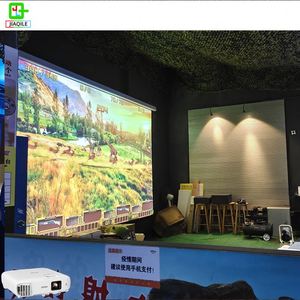 Équipement de divertissement pour aire de jeux intérieure pour enfants : Jeu de tir holographique avec projecteur de guerre virtuelle et rideau de projection - Product Image 3