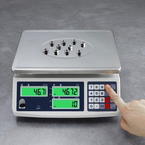 Báscula de conteo industrial Cx-Acs de 0.5-30 kg con precisión de 0.01 g, pantalla LCD, báscula de banco para pesaje de precisión - Product Image 5