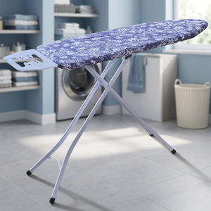 Planche à repasser portable moderne Belda, mini, pliable, avec support réglable, durable, housse en tissu 100% coton, pour vêtements européens - Product Image 2