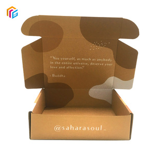 Caja de correo postal de embalaje de papel de tamaño personalizado Caja de papel Kraft rígido grueso Cajas de correo corrugado - Product Image 4