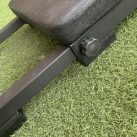 Banc de musculation compact Nordic Curl avec roulettes, idéal pour les salles de sport et les entraînements à domicile, rack de fitness réglable