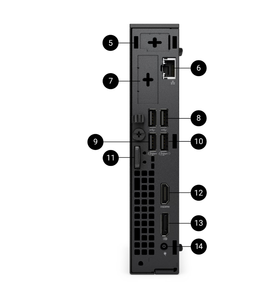 Mini-ordinateur de bureau haute performance Pro Mini Host QCM1250 (i7-14700T 8G 512G SSD) QCM1250 Processeur haute performance - Product Image 6