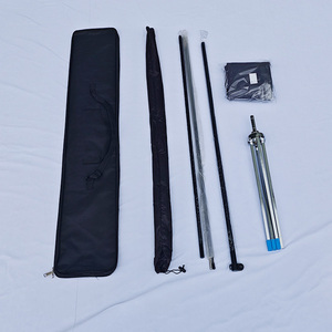 Biểu Ngữ Bay Cờ Quảng Cáo Sự Kiện Ngoài Trời Cột Cờ Sợi Thủy Tinh Nhôm In Hai Mặt Cờ Bãi Biển Lông Vũ Hình Giọt Nước Hình Chữ Nhật - Product Image 6