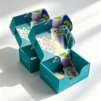 Boîte d'emballage cadeau en carton ondulé personnalisée en promotion, nouvelle arrivée, boîte d'expédition en carton imprimée rose, emballage personnalisé