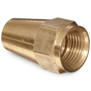 Écrou hexagonal en laiton à col long, métrique, OEM/ODM, diamètre intérieur 15 mm, pour applications industrielles AOL-153 (SAE) # 010111) - Product Image 3