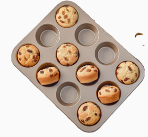 Molde Grande y Profundo <span class=keywords><strong>para</strong></span> 12 Muffins Antiadherente <span class=keywords><strong>para</strong></span> Panadería Comercial - Product Image 3