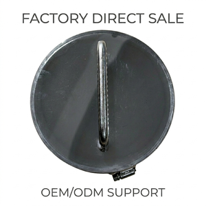 Raccord en T pour cheminée en acier inoxydable à paroi simple, 90 degrés, avec bouchon de nettoyage pour poêle à granulés de bois - Product Image 2