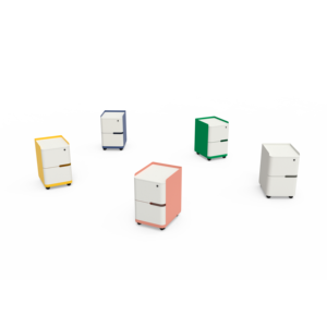 High Quality Modern Metal File Cabinet with Two <strong>Drawers</strong> Adjustable Office Storage for Hospital School Workshop Use - Product Image 3