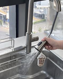 Juego de fregadero de cocina de acero inoxidable 304 de un solo tazón con grifo Oferta caliente del mercado moderno de Japón y Corea - Product Image 5