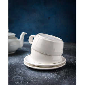 Juego de Desayuno de Porcelana Blanca, Elegantes Teteras y Hervidores para Café y Té Matutinos - Product Image 3