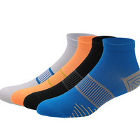 Chaussettes de sport fines et compressives pour hommes adultes, séchage rapide, absorbant la transpiration, respirantes, chaussettes de cyclisme et de course à pied