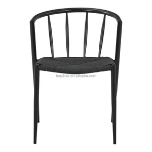Chaises de salle à manger antidérapantes, 2 pièces/carton, capacité de charge (≥150kg), siège en corde, vente en gros, livraison rapide, directement de l'usine - Product Image 5