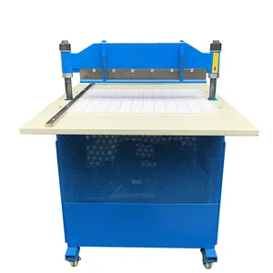 Machine automatique de découpe d'échantillons de tissus en cuir et pvc zig-zag