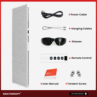 IDEATHERAPY - Máquina de Terapia de Luz LED de Doble Chip de 5W con Pantalla Táctil, Panel de Terapia de Luz Roja para Uso en Gimnasios