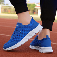 Chaussures de sport en maille de grande taille 38-48, légères, respirantes, pour hommes et femmes