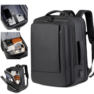 Sac à dos de voyage pour hommes à sensibilité élevée Sac d'ordinateur d'affaires transfrontalier Doublure en polyester Matériau Oxford - Product Image 2