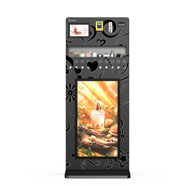 FEISHI Perfume Fragrance Spray Beauty Combo Fragrance Spray 43inch Screen Vending Machine With Stand