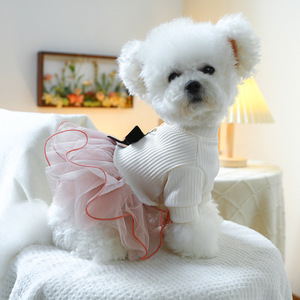 PETCIRCLE Pet Circle Spring and Autumn Pet Clothing Small Dog Puppy <b>Cat</b> <b>Clothes</b> Anna Tutu Skirt - Product Image 2