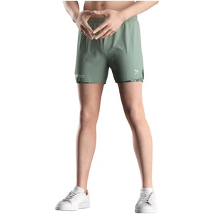 กางเกงเลกกิ้งกีฬาผู้ชายแบบ 2 in 1 คุณภาพดี แห้งเร็ว สำหรับออกกำลังกาย แบรนด์ส่วนตัว พร้อมกางเกงบอร์ดชอร์ตในตัว - Product Image 5