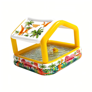 <span class=keywords><strong>Piscina</strong></span> <span class=keywords><strong>Inflable</strong></span> al por Mayor <span class=keywords><strong>con</strong></span> Toldo Parasol, Temática de Dinosaurios, <span class=keywords><strong>Piscina</strong></span> de PVC <span class=keywords><strong>para</strong></span> Bebés, <span class=keywords><strong>Piscina</strong></span> de Agua <span class=keywords><strong>para</strong></span> Jardín Exterior - Product Image 4