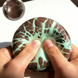 ของเล่นบีบคลายเครียดรูปช็อกโกแลตมิ้นท์สีเข้มแบบขายส่ง ของเล่นบีบคลายเครียดแบบกรุบกรอบ ทำเองได้ บีบแล้วมีเสียง ของเล่นขึ้นรูปได้ ของเล่นสำหรับออฟฟิศ - Product Image 5