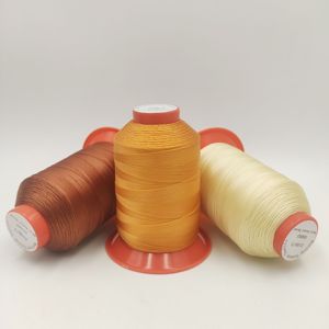 Mãi mãi AE-ST020 nguyên liệu đàn hồi độ bền cao 210D/3 100% nylon66 Xoắn ngoại quan sợi sợi thêu chữ thập may thêu - Product Image 4