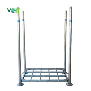 מבנה מסגרת צינורית, קיבולת כבדה, מתלה צינורות פלדה מתפרק וניתן לערום - Product Image 2