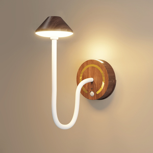 Lampu Meja RGB Nordic Smart Home Decor, Dapat Diisi Ulang via USB, Sensor Gerak Magnetik Nirkabel, DIY, Lampu Dinding LED Samping Tempat Tidur yang Dapat Disesuaikan - Product Image 1
