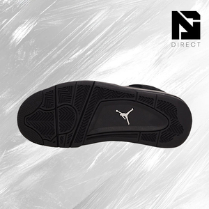 Air Jordan Jordan 4 Retro GS 'Black Cat' 2025 Chaussures de basket en mesh pour garçons, style décontracté, à lacets, respirantes, chaussures pour enfants - Product Image 5