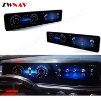ZWNAV 12,3 Zoll Android 13 für Mercedes Benz S-Klasse W221 auf W222 Dual-Bildschirm Radio Cluster GPS Navigation Carplay Autoradio
