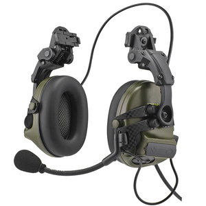 Adaptateur de support tactique pour casques anti-bruit <span class=keywords><strong>COMTAC</strong></span> II III pour le tir, accessoire de chasse au carbone - Product Image 6