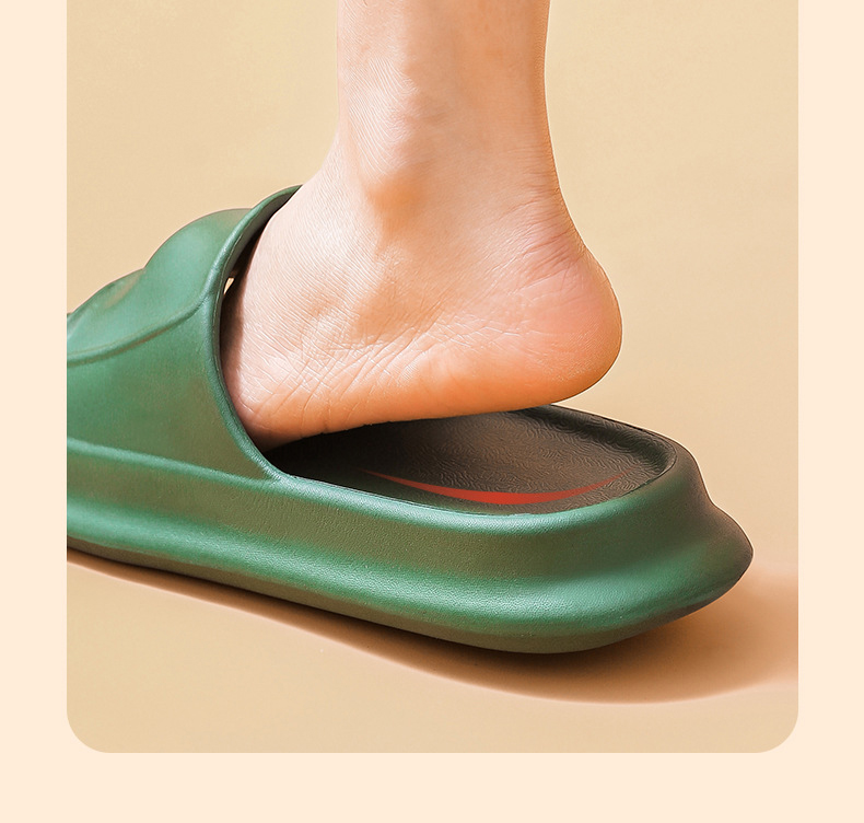 Women Fashion Foam Sole Sandals Lightweight Thick Sole Silent Slippers Popular Slides Men