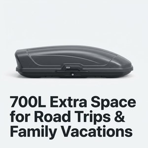 Boîte <span class=keywords><strong>de</strong></span> <span class=keywords><strong>toit</strong></span> robuste pour Jeep Wrangler 400L, boîte à bagages universelle pour le camping et les voyages tout-terrain - Product Image 6