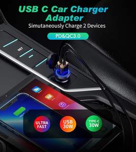 Chargeur USB Kewig de haute qualité 18W + PD45W à charge rapide QC3.0 avec double port USB-A et TYPE-C, prise de chargeur de voiture pour moto - Product Image 2