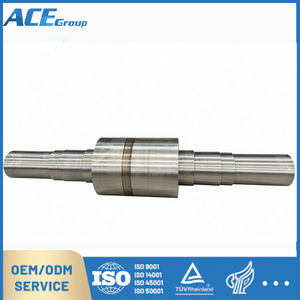 Eje escalonado de acero aleado Ace 4340, forjado, mecanizado en bruto y de precisión, para minería y energía eólica, fabricado a medida según planos. - Product Image 5